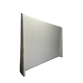 Cabeceira Estofada King com Abas Não é Segredo Linho Cinza Clarinho 207x120