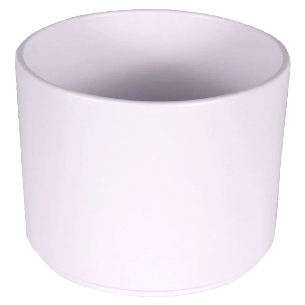 Vaso Cachepô Cerâmico Hanover 11 (11x9) Cor Branca JAPI