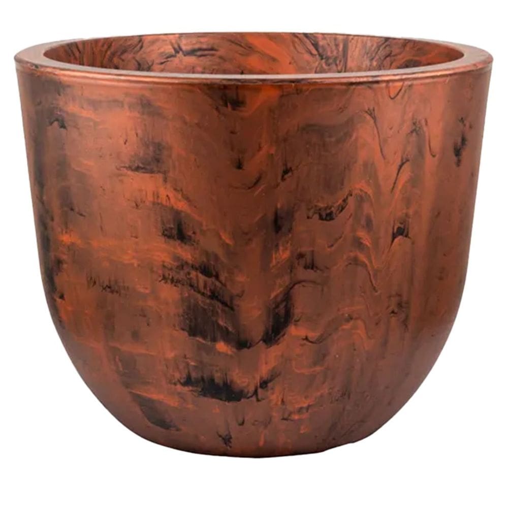 Vaso Concept Redondo N0 (2,5L) Cor Aço Corten JAPI