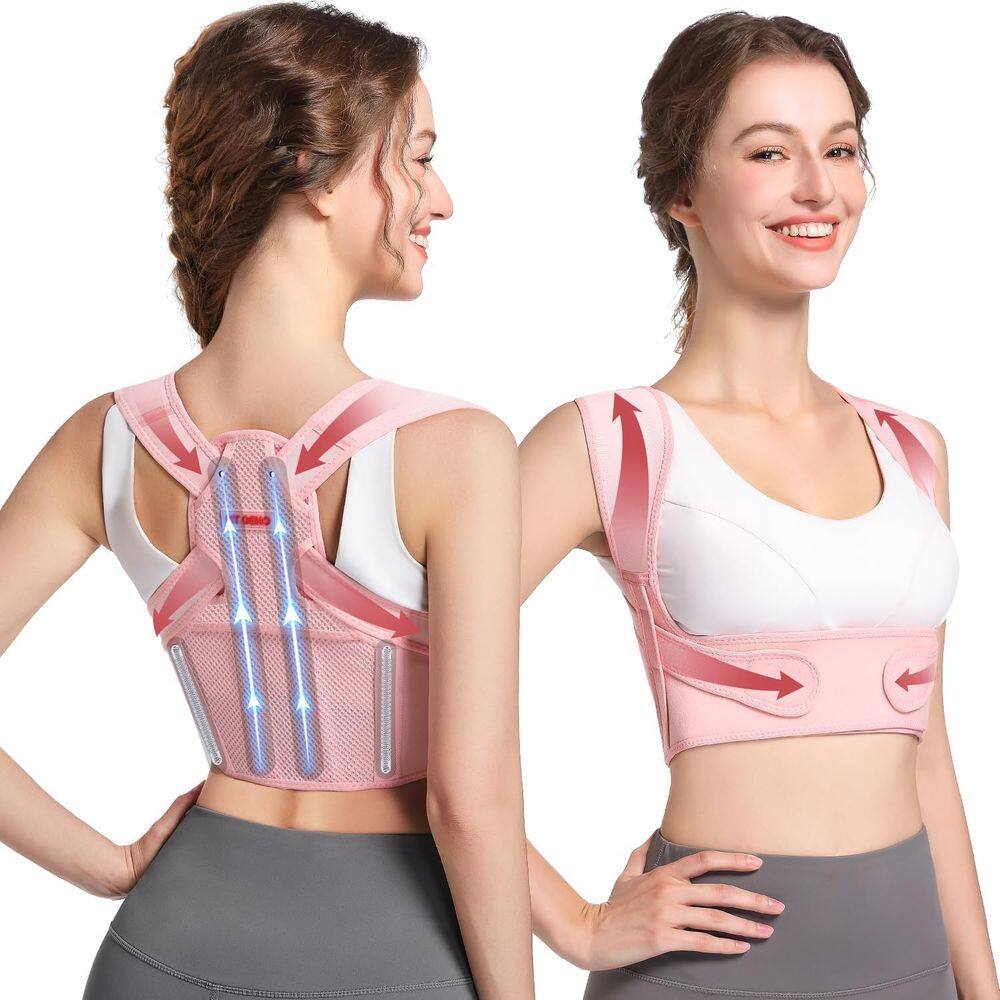 Corretor de postura Fit Geno para mulheres, ajustável e leve