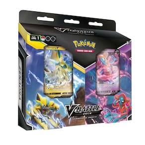 Jogo de cartas colecionáveis Pokémon V Battle Deck Zeraora vs Deoxys