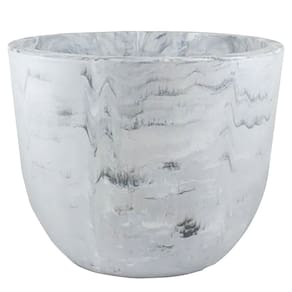 Vaso Concept Redondo N0 (2,5L) Cor Branco Carrara JAPI