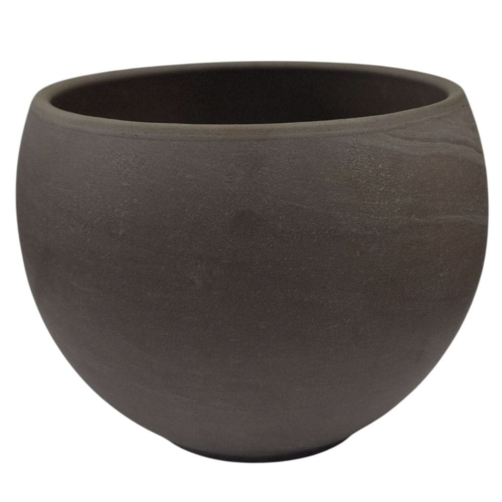 Vaso Cachepô Cerâmico Berlim 11 (12x9) Cor Bassalto JAPI