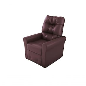 Poltrona Do Papai Reclinável Clio - Marrom Corino