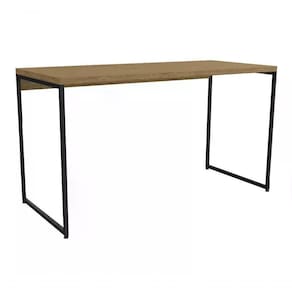 Mesa Escrivaninha 136cm Crome Li003 Freijo Preto Kappesberg