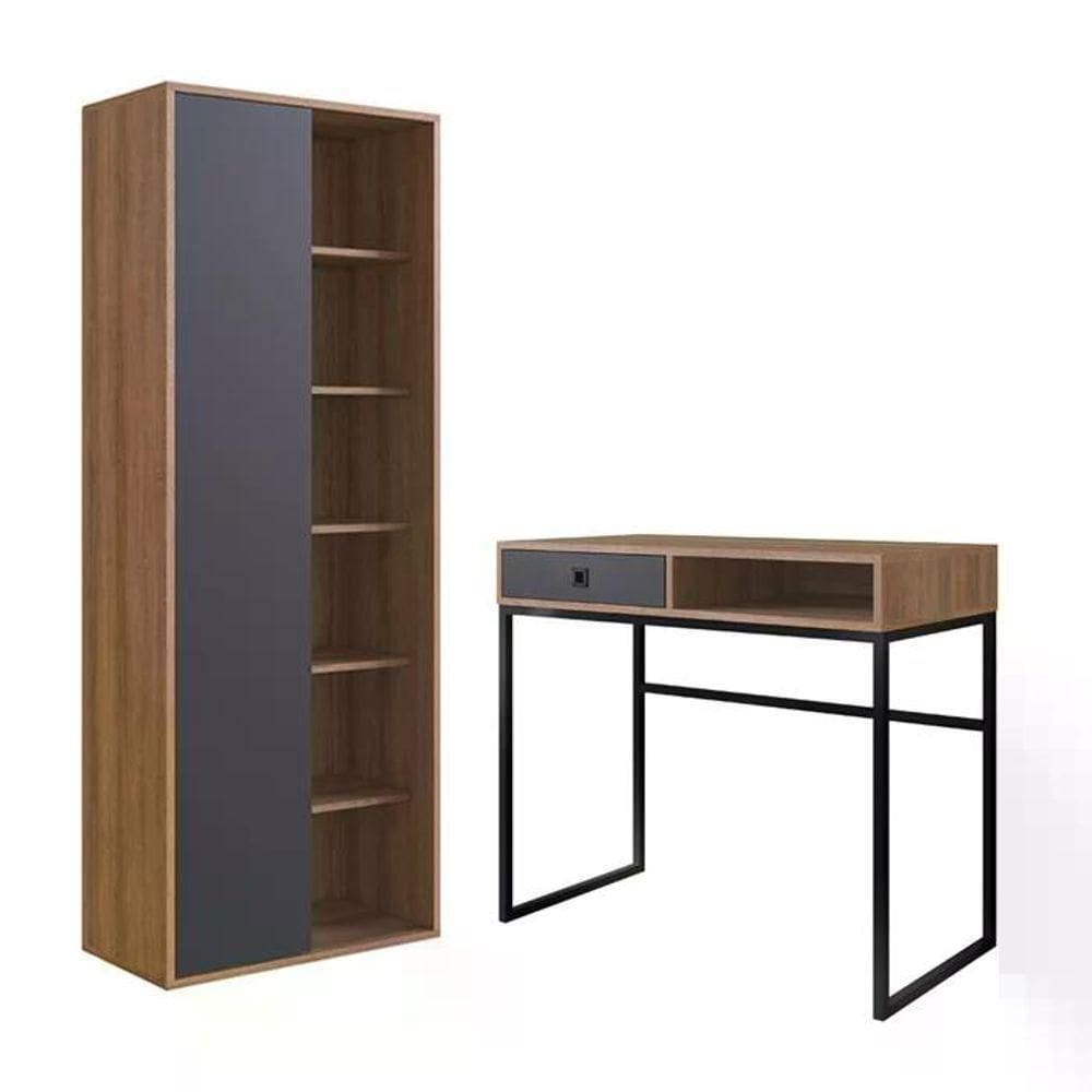 Kit 02 Peças Para Escritorio Cf008 Grafite Mel Pp Milani Store Grafite Mel