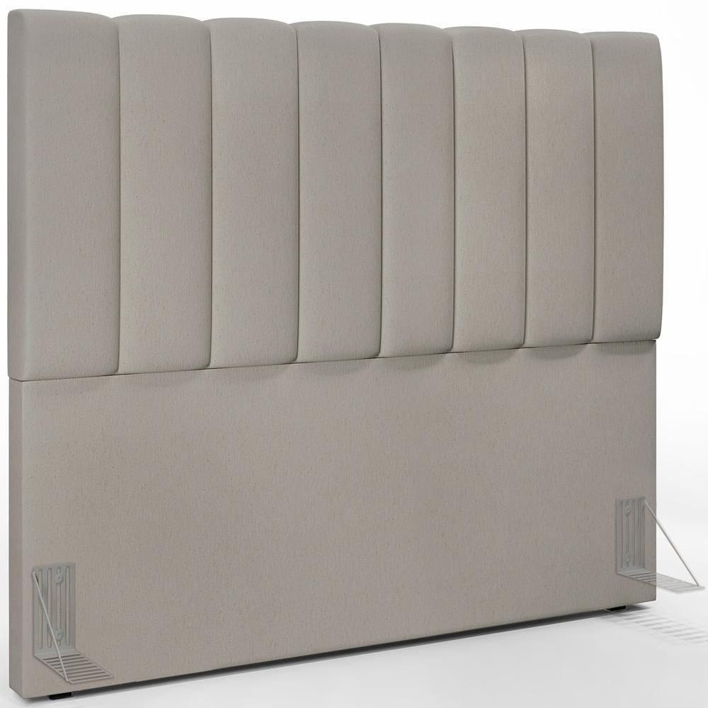 Cabeceira Cama Box Casal 140 Cm Dália W01 Linho Bege
