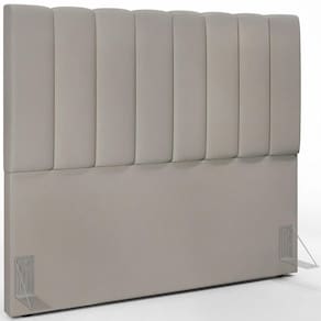 Cabeceira Cama Box Casal 140 Cm Dália W01 Linho Bege
