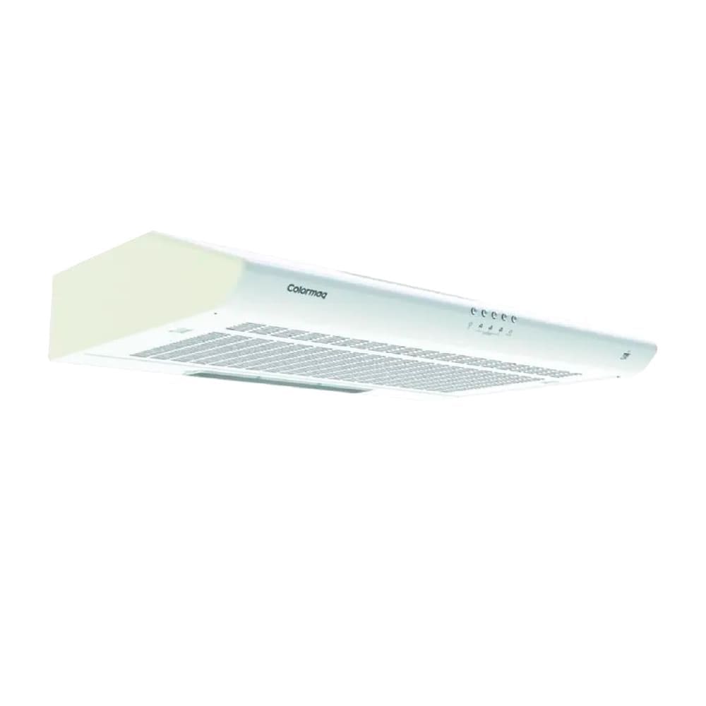 Depurador de Ar Colormaq Cook 80cm Branco Filtro Carvão Ativado Bivolt