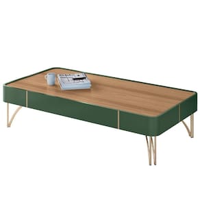 Mesa De Centro Decorativa Harmony B01 Verde Pistache Freijó