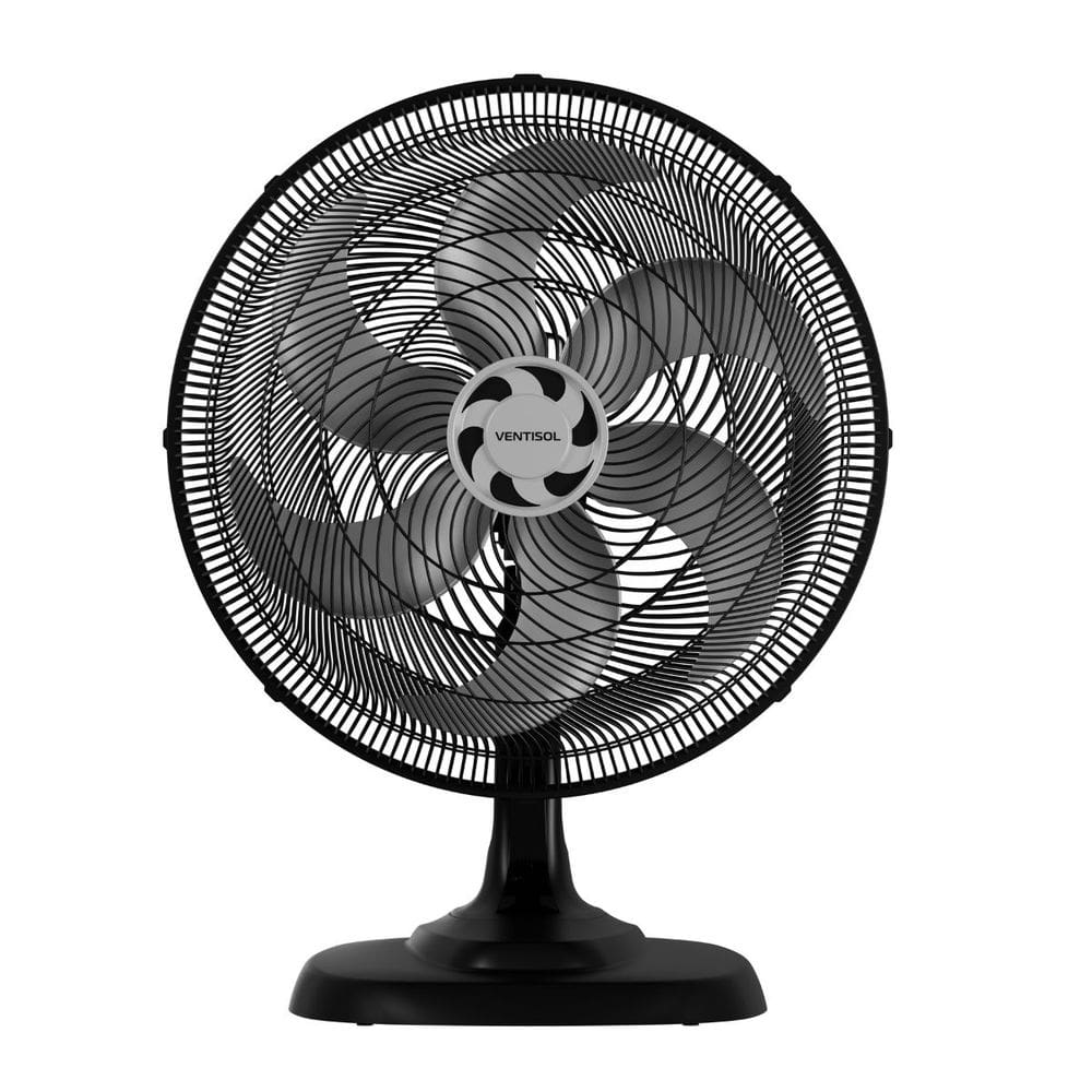 Ventilador de Mesa Turbo Premium 6 Pás 135W 1500RPM 3 Velocidade 50cm Ventisol