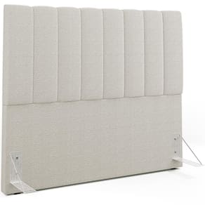 Cabeceira Cama Box Casal 140cm Dália W01 Bouclê Creme