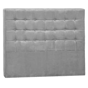 Cabeceira Queen Pequim P04 160 Cm Suede Cinza Tca 940