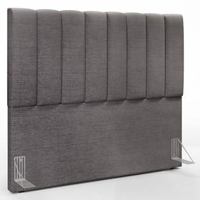 Cabeceira Cama Box Casal 140 Cm Dália W01 Cinza Escuro