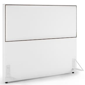 Cabeceira Box Casal Tachas 160 Cm Vicenza L02 Facto Branco