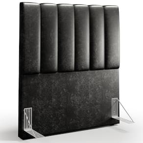 Cabeceira Cama Box Solteiro 100 Cm Couríssimo Preto