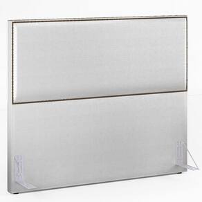 Cabeceira Box Casal 140 Cm Facto Cinza Metalizado