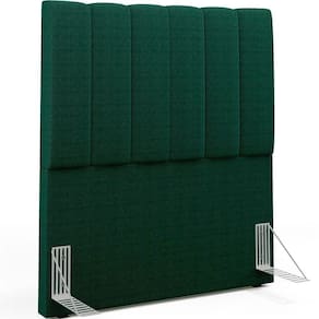 Cabeceira Cama Box Solteiro 100cm Dália W01 Bouclê Verde