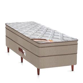 Cama Box + Colchão Castor Solteiro Innovation One Face Tecnopedic 100x200x54cm