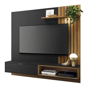 Painel Home Para Tv 60" Tocantins Preto Noce Milano Clb Preto Noce Milano