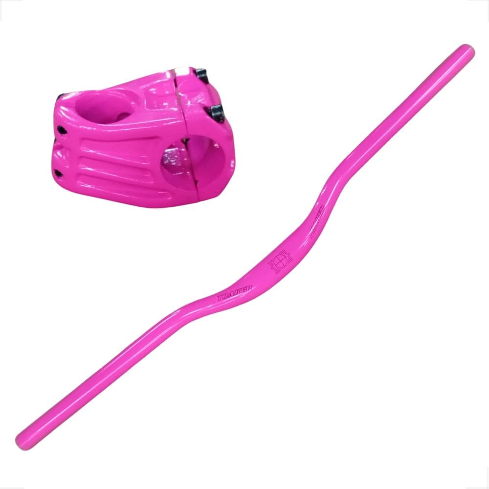 Guidão Mesa Avanço Gtu Falcon rosa Mtb 31.8mm Motorizada