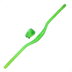 Kit Guidão Mesa 31.8mm Gtu Falcon Verde Neon Montadinha