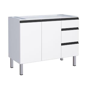 Gabinete De Cozinha Para Pia 2 Portas Cambé Branco
