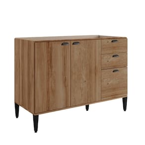 Balcão De Cozinha 1200mm S- Tampo Lótus Carraro Freijó