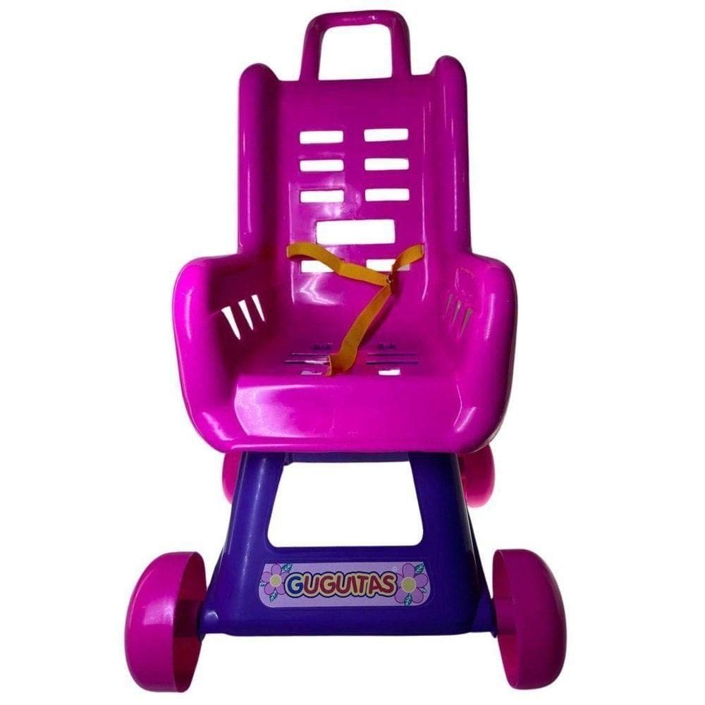 Carrinho Infantil De Bonecas Grande 58cm Altura La Ruedita