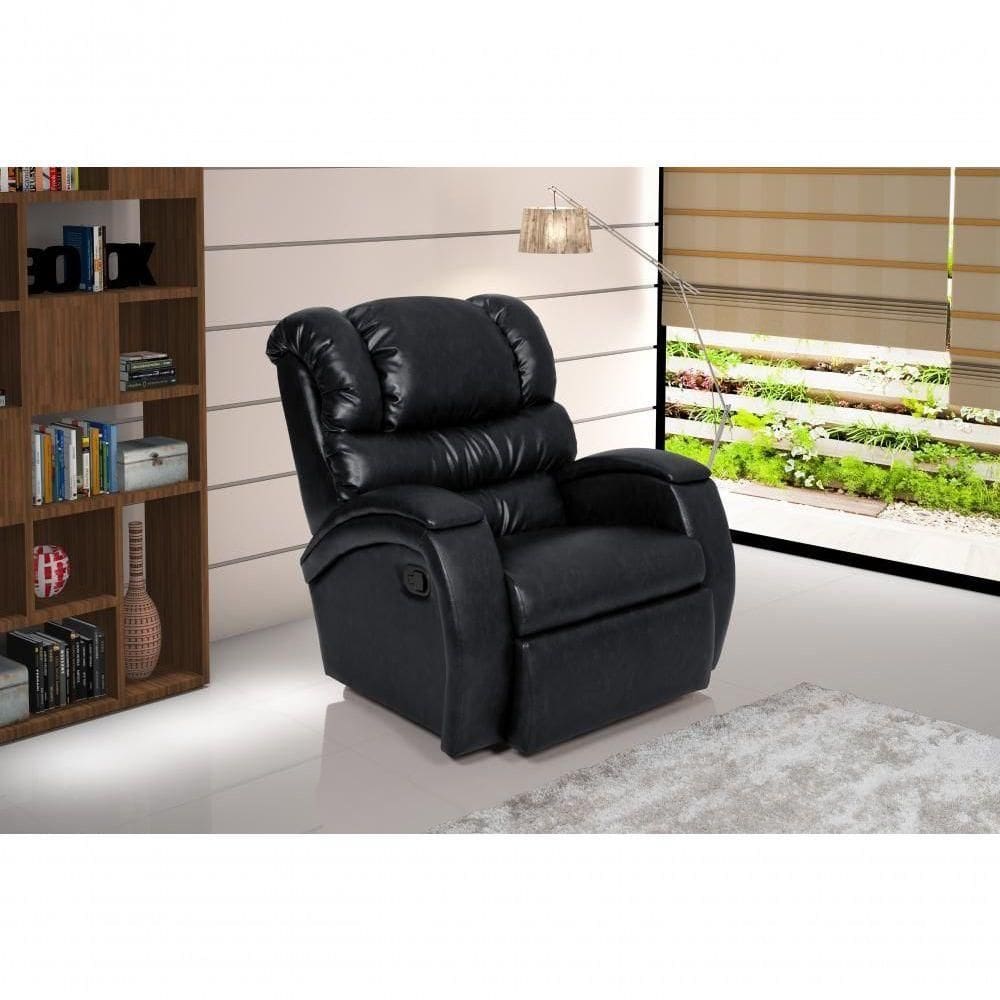 Poltrona Reclinável Imperial Papai Mamãe Motorizada E Giro Balanço Corissimo Preto 851