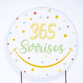 Painel Decorativo para Festa 1,80x1,80 metros Vesti Fácil com Elástico 365 Sorrisos - Fera Print