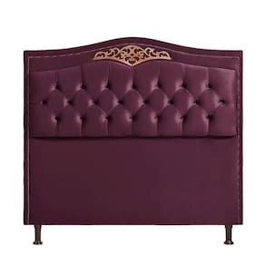 Cabeceira Cama Box Casal 140 Cm Estofada Luxor Roxo Holanda Plus Speciale Home Roxo