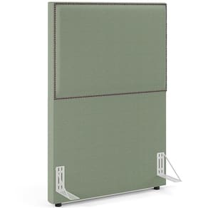 Cabeceira Cama Box Solteiro Com Tachas 100 Cm Vicenza L02 Bouclê Oliva