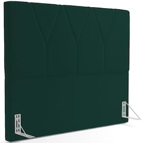 Cabeceira Cama Box Casal Quenn 160 Cm Aurora W01 Bouclê Verde