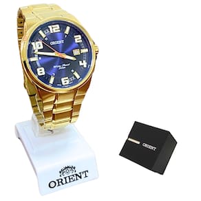 Relógio Orient Masculino Analógico Dourado Casual MGSS1186 D2KX