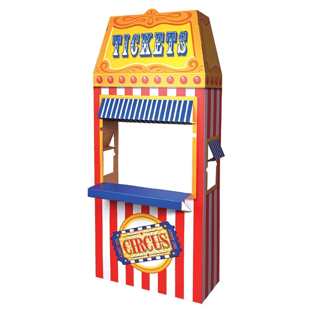 Photo Booth Prop Beistle Circus Ticket Booth Cardboard