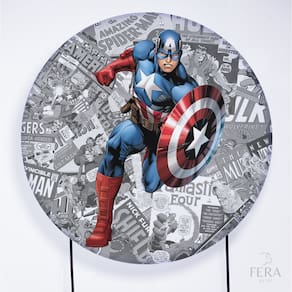 Painel Decorativo para Festa 1,30x1,30 metros Vesti Fácil com Elástico Vingadores - Fera Print