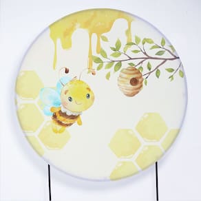 Painel Decorativo para Festa 1,80x1,80 metros Vesti Fácil com Elástico Abelhinha - Fera Print