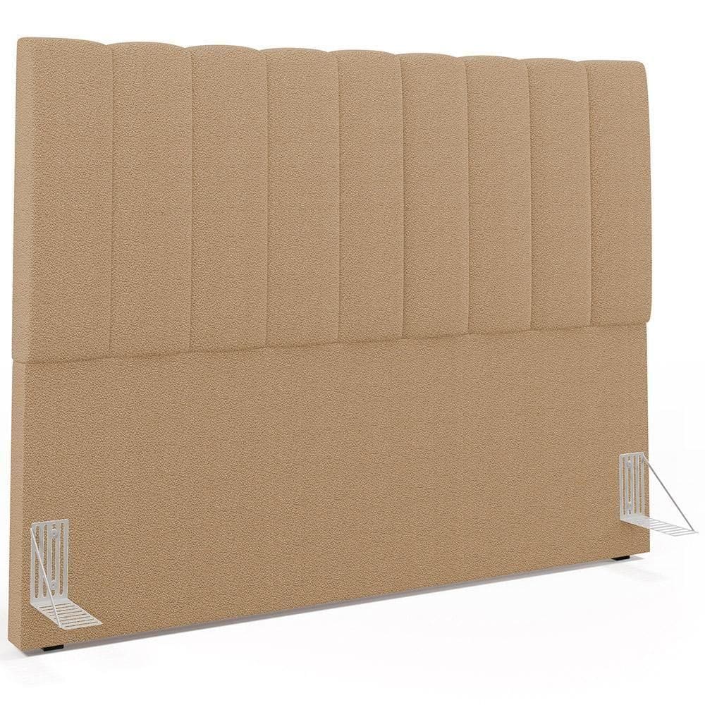 Cabeceira Cama Box Casal Queen 160 Cm Dália W01 Bouclê Mostarda