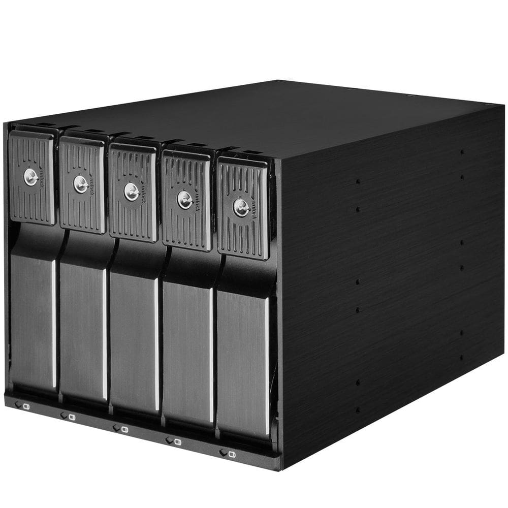 Compartimento interno de disco rígido SATA/SAS de 3,5 polegadas SilverSTO de 5 compartimentos