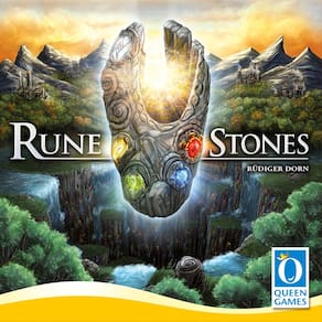 Jogo de tabuleiro Queen Games Rune Stones para crianças e adolescentes