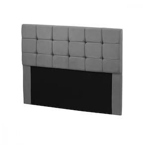 Cabeceira Julia 1,40 M Casal C- Design Moderno Veludo Speciale Home Chumbo