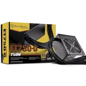 Fonte de alimentação SilverStone Tek 750W 80 Plus Gold SST-ET750-G