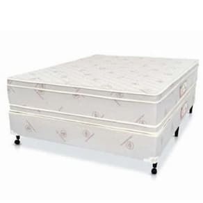 Cama Box + Colchão Castor Casal Hotel Fire 138x188x60cm
