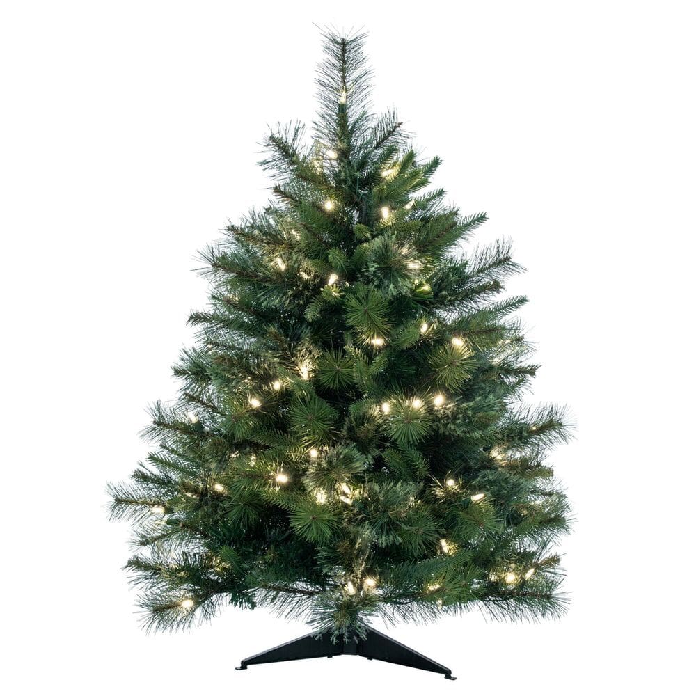 Árvore de Natal Vickerman Cashmere Pine 90cm com 100 LED