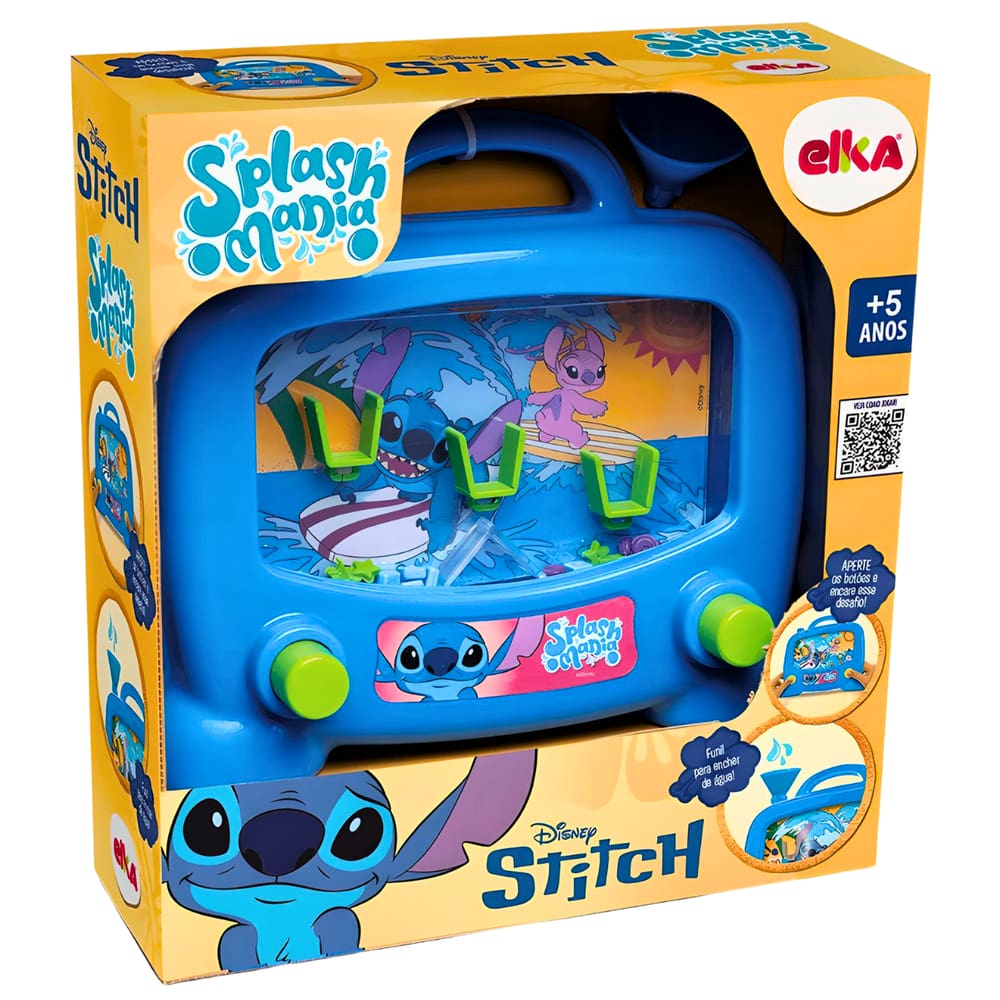Splash Mania Stitch Jogo Interativo com Água Elka