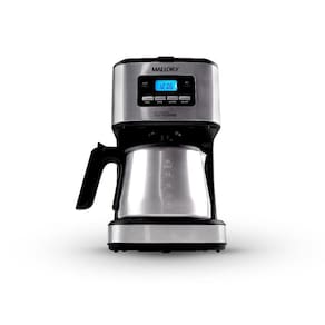 Cafeteira Elétrica Mallory 1,5 Litros Easy Coffee Preto e Inox - 220V