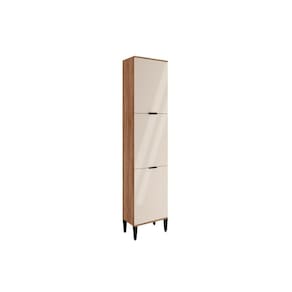 Paneleiro De Cozinha Alpha 2510 C- 3 Portas 50cm Freijo-off White - Carraro