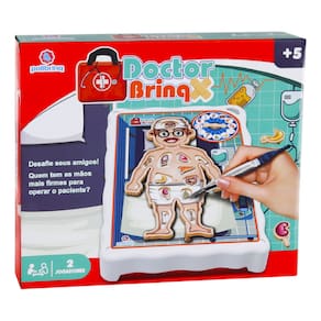 Jogo Doctor Brinq Brinquedo Operação Cirurgia Interativo Polibrinq