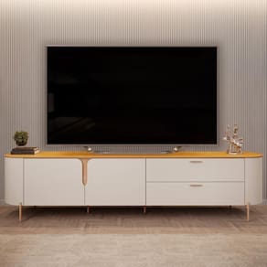 Rack Tv 75 Pol Orgânico Dion D05 Bali Cedro